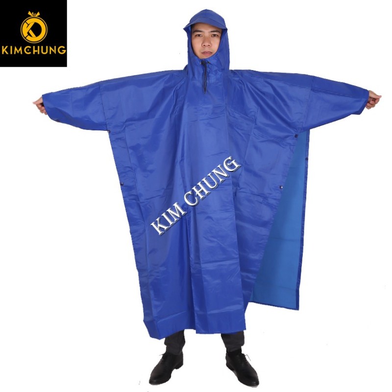 [HCM]Áo mưa cánh dơi vải dù dày áo mưa có xẻ tà (size lớn nhất 3XL)