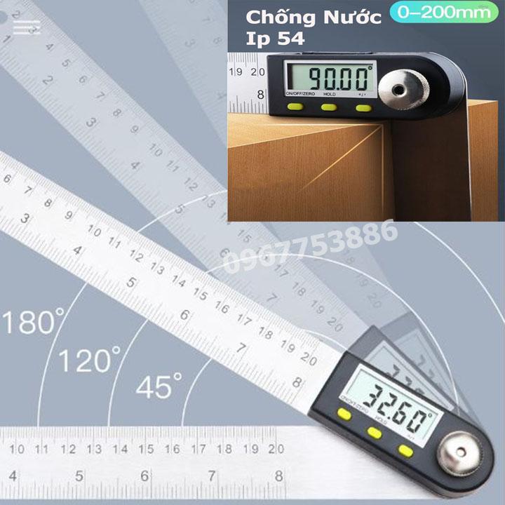 thước đo góc điện tử 200mm