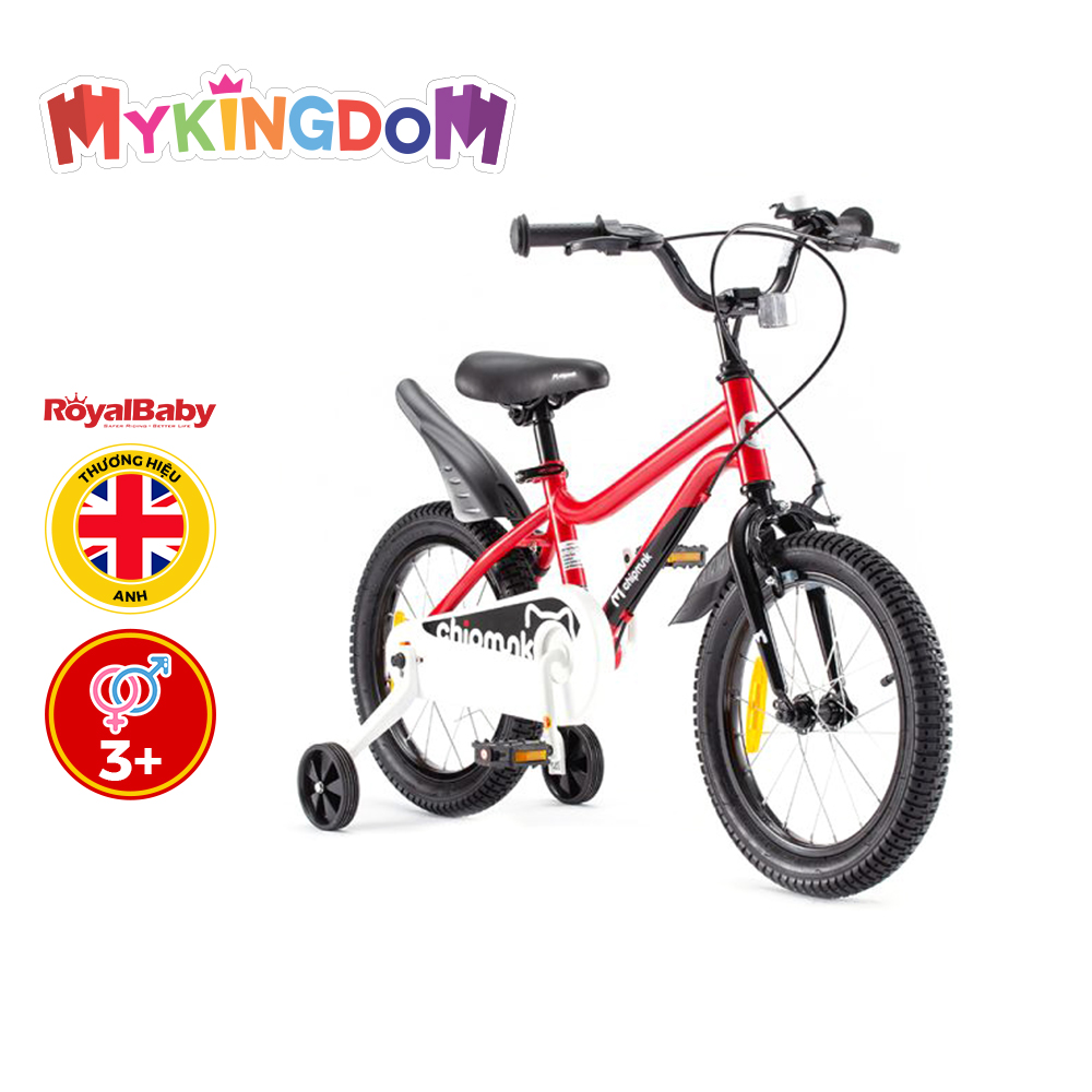 VOUCHER 120K + FREESHIP 50K Xe đạp trẻ em ROYAL BABY Chipmunk 14 - Đỏ