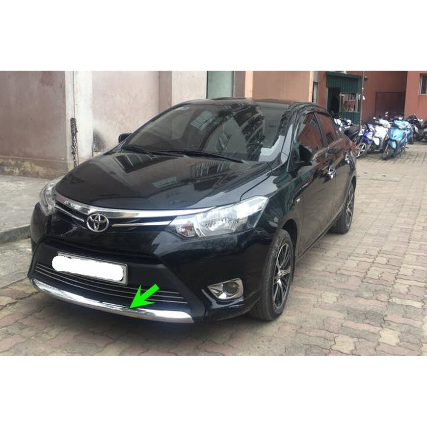 Ốp cản trước xi mạ theo xe vios 2014 2015 2016 2017