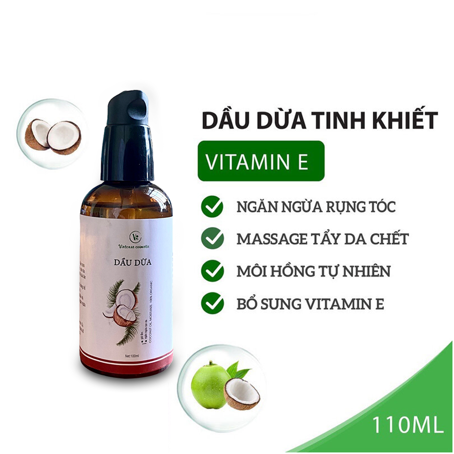 Dầu Dừa VietCare dưỡng ẩm, dịu da