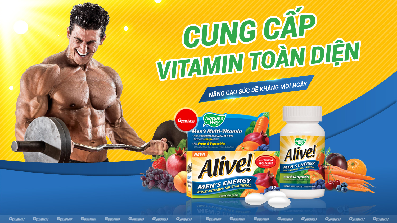ALIVE! MEN'S ENERGY MULTI-VITAMIN AND MULTI-MINERAL