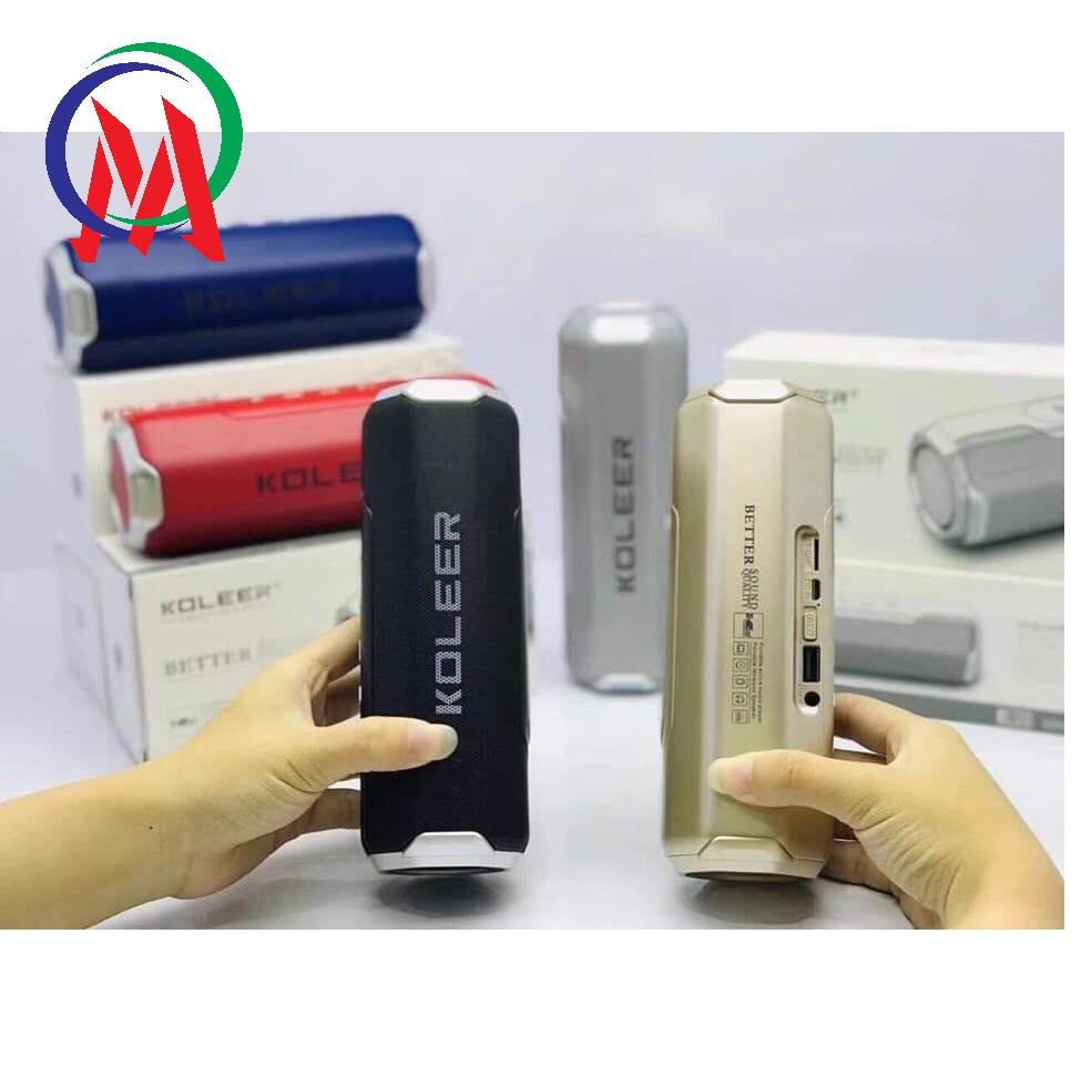 Loa Bluetooth Koleer S218- Âm Hay, Bass Căng