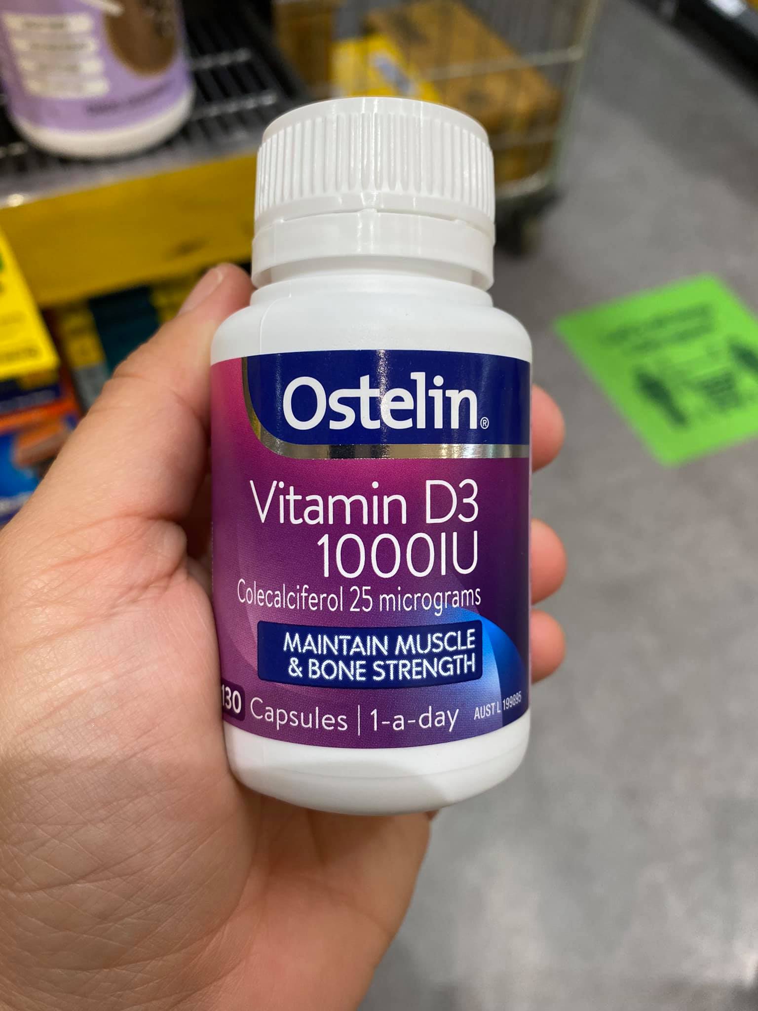 Ostelin vitamin d3 1000iu 130 capsules