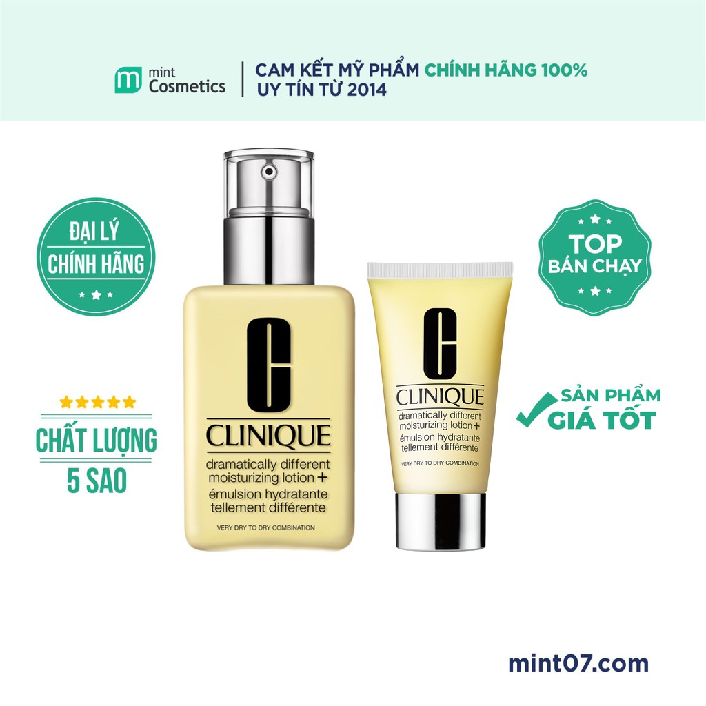 HOÀN TIỀN 15% - Kem dưỡng ẩm Clinique Dramatically Different Moisturizing Lotion 125ml