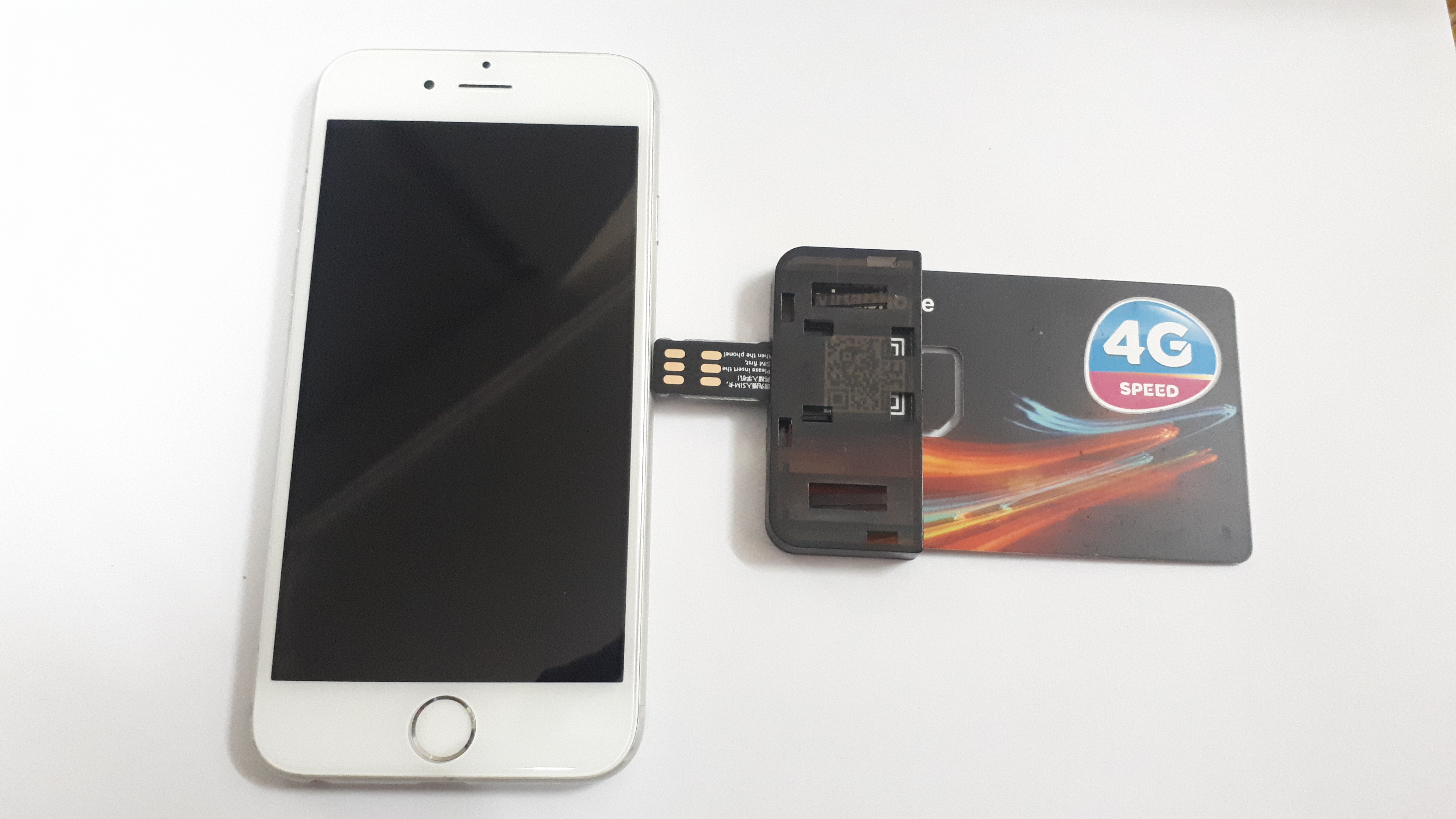 Khay kích sim gắn ngoài cho iphone