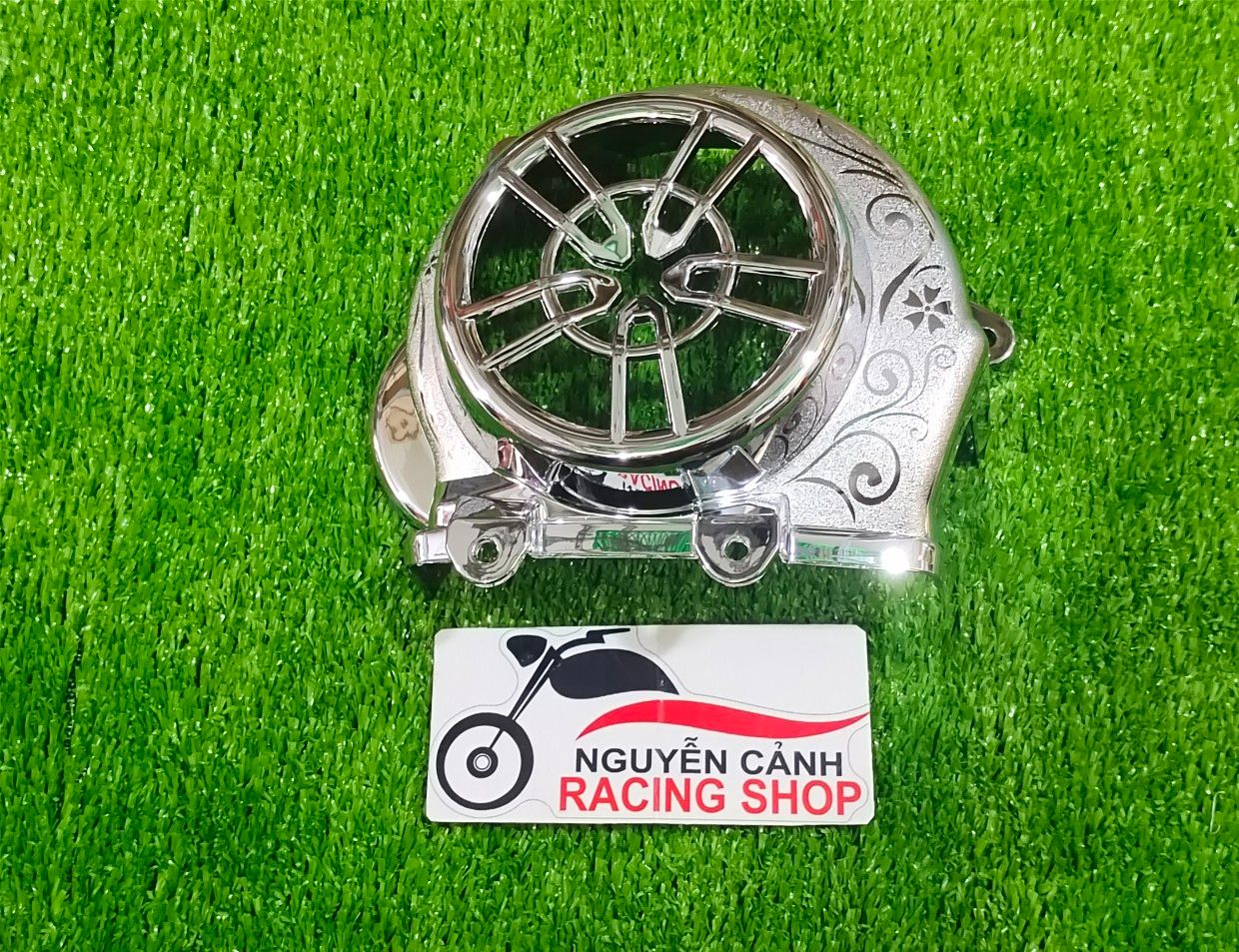 ốp quạt gió vision 2015-2019 xi inox