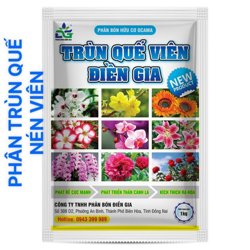 TRÙN QUẾ VIÊN NÉN ĐIỀN GIA (gói 1kg)