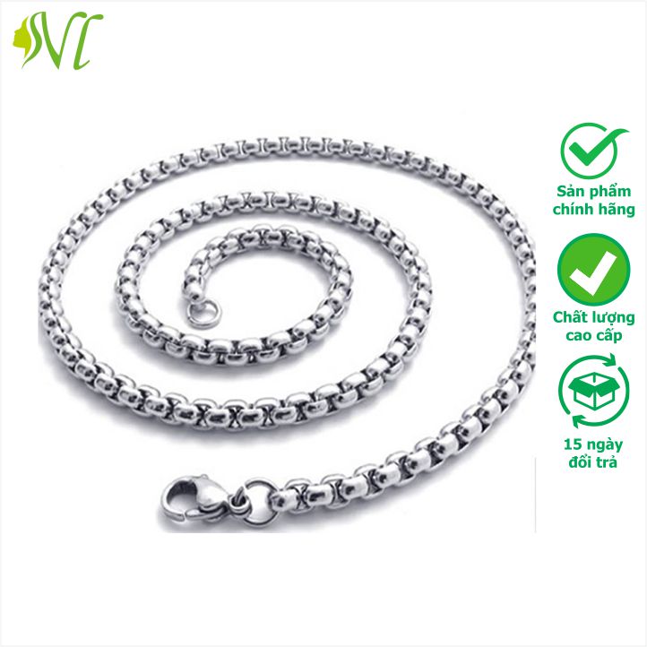 Dây chuyền nữ Titan  không gỉ không đen mạ vàng 18k màu vàng thời thượng Người Đẹp Vì Lụa