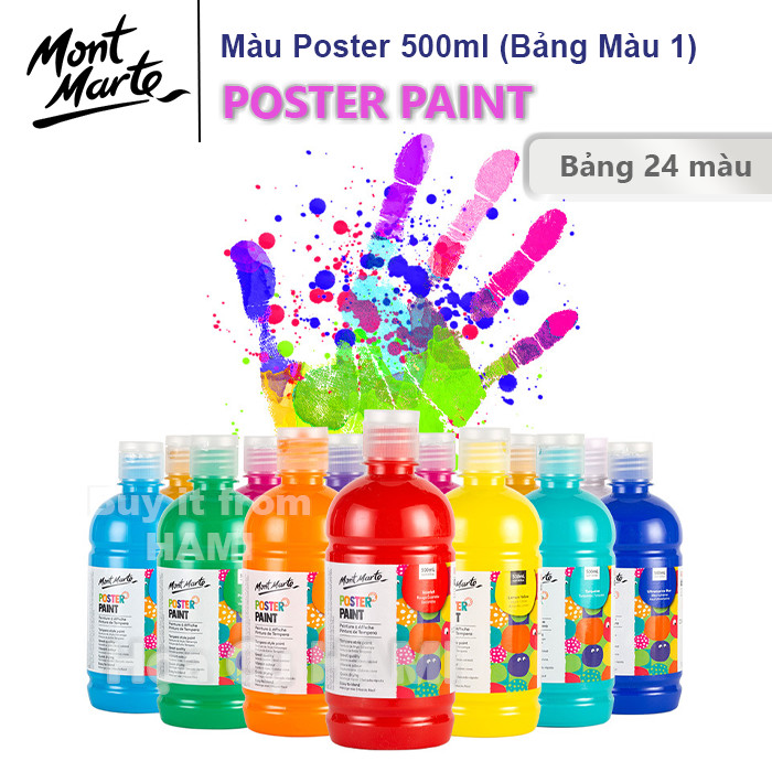 Màu Poster Paint Mont Marte 500ml