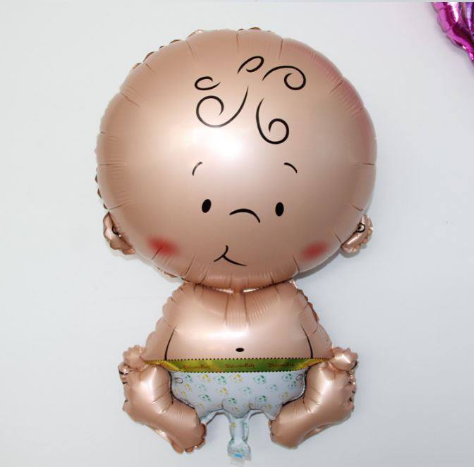 SET BÓNG TRANG TRÍ MỪNG ĐẦY THÁNG CHO BÉ TRAI / GÁI 032 ( tặng bơm bóng, băng dính bóng)