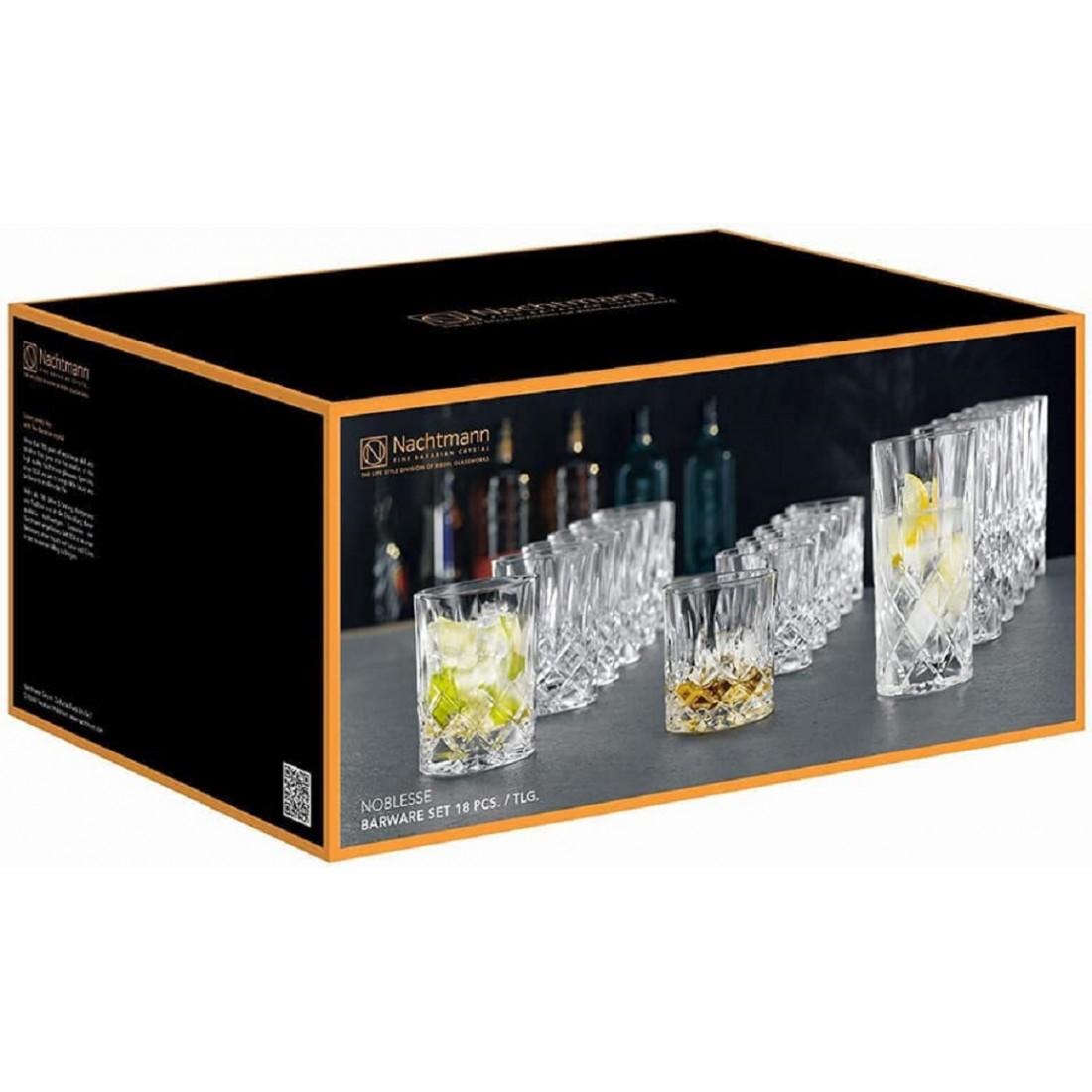 [Trả góp 0%] Bộ 18 Cốc Pha Lê Nachtmann Noblesse