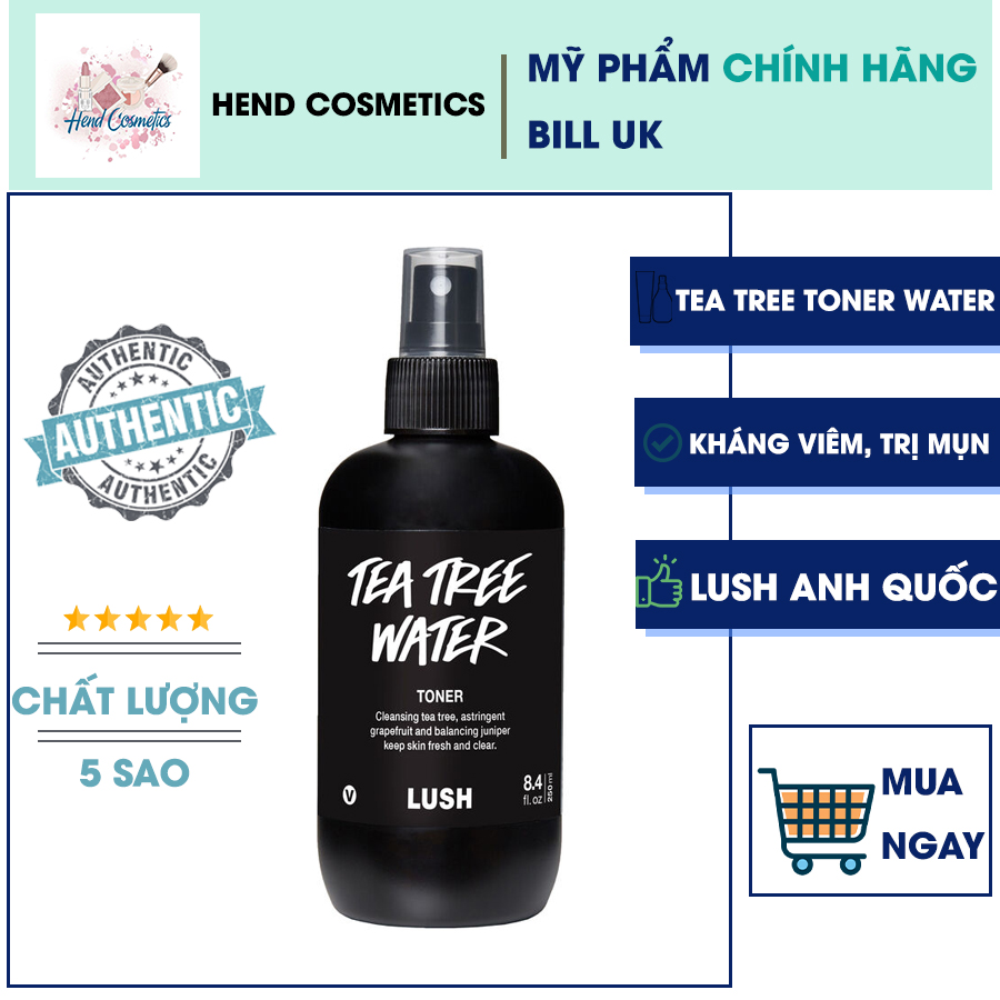 LUSH TEA TREE WATER TONER - NƯỚC HOA HỒNG TRÀ TRÀM (BILL ANH)