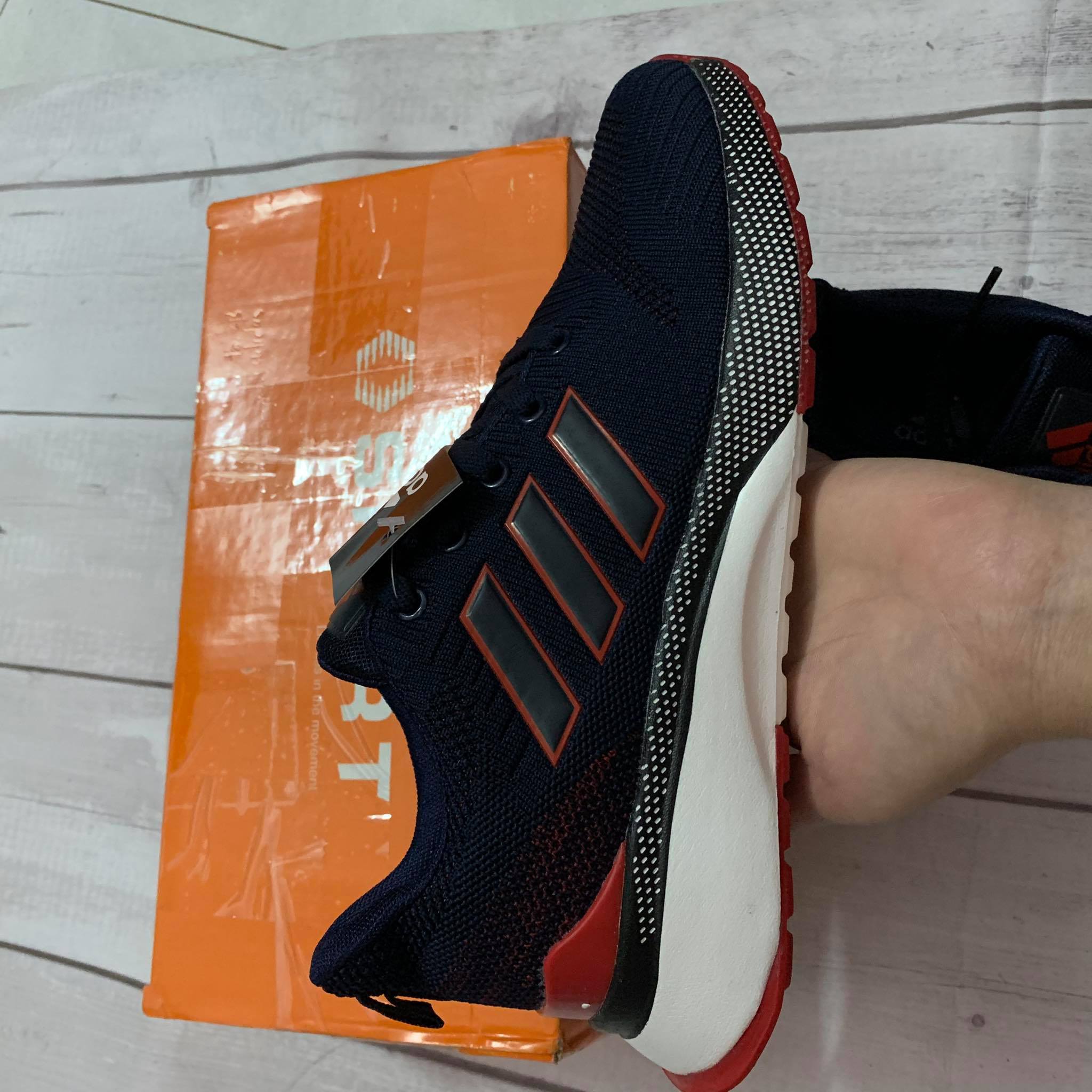 [ẢNH THẬT] Giày Thể Thao Nam Adidas 3 Vạch(3 Màu Đen, Xanh Đậm,Đen Trắng )