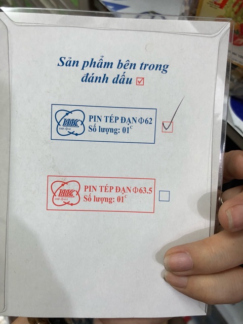 Côn loa Pin Tép Đạn phi 62