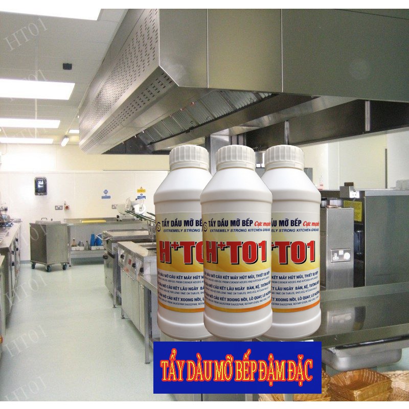 Tẩy dầu mỡ bếp H+T01 - Lọ 500ml