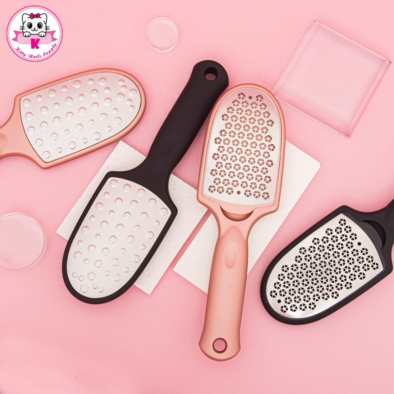 Chà gót chân inox 2 mặt tháo rời - Kitty Nails Supply