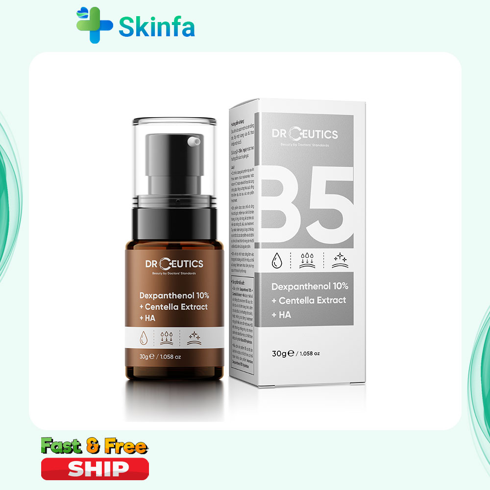 Serum B5 DrCeutics Cấp Ẩm Và Phục Hồi Da Dexpanthenol 10% + Centella Extract 40g