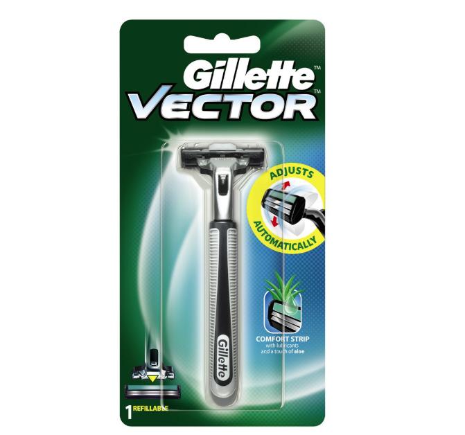 Dao Cạo Râu Gillette Vector 2 lưỡi