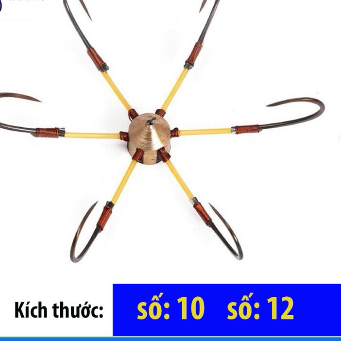 Lưỡi Câu Lục Đồng Đúc Hàng Thửa Thép cướng độ cao - lưỡi câu cá sông, lưỡi câu lục tỳ, lưỡi câu lục bềnh