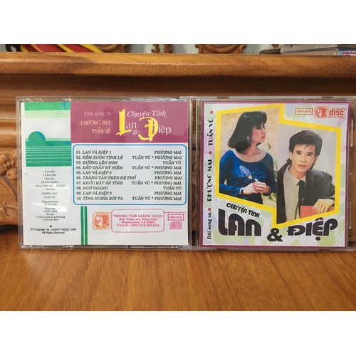 [MDCD] Bộ 5 Đĩa CD Nhạc Vàng Song Ca chọn lọc