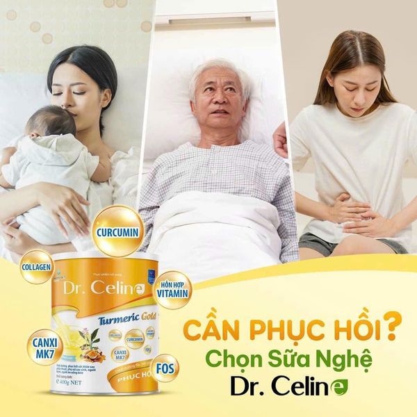 Sữa Nghệ Dr Celine Turmeric Gold 400g