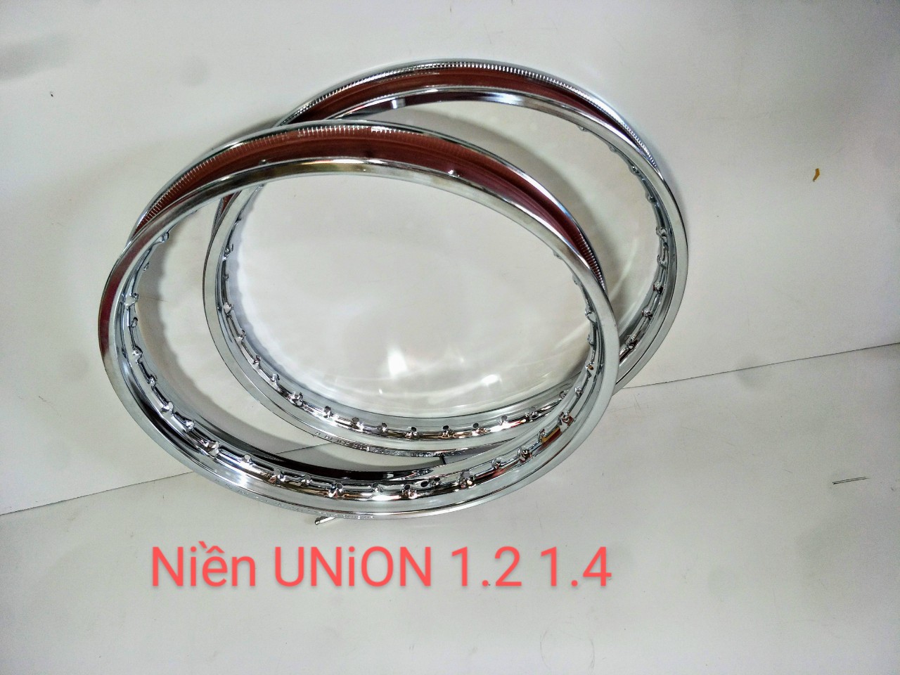 Cặp niền sắt trước sau union 1.2 1.4