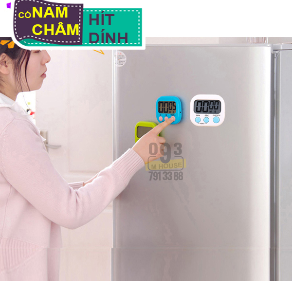 Đồng Hồ Hẹn Giờ Đa Năng Đếm Ngược Tiện Lợi 7x8 cm