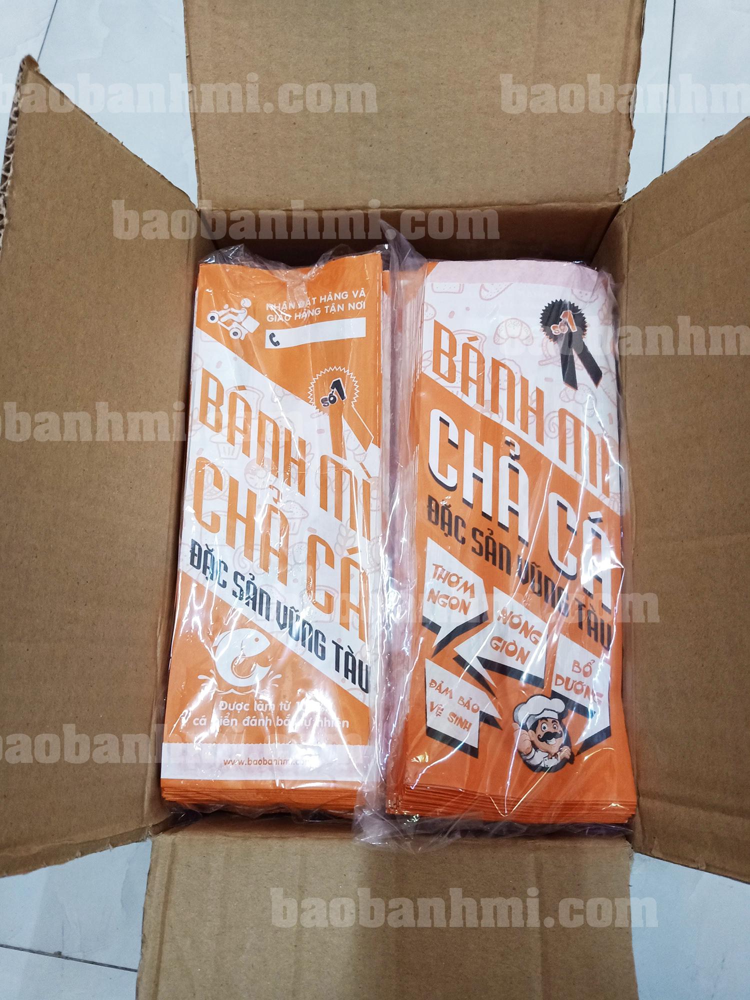 Bao và túi bánh mì chả cá TCD01 - Thùng 1000 túi