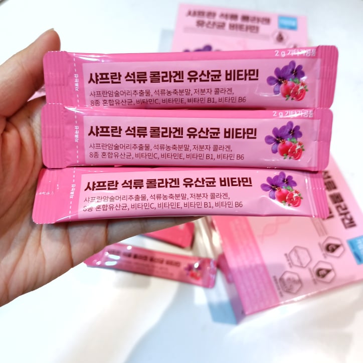 Collagen lựu đỏ Hàn Quốc hộp 30 gói