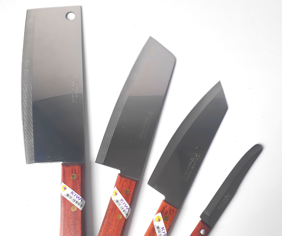 [HCM][CAM KẾT CHÍNH HÃNG] TRỌN BỘ DAO KIWI THÁI LAN CAO CẤP CÁN GỖ