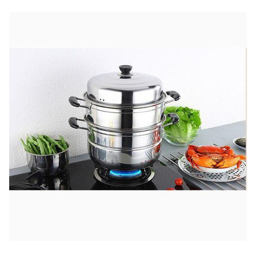 Nồi hấp inox 3 tầng