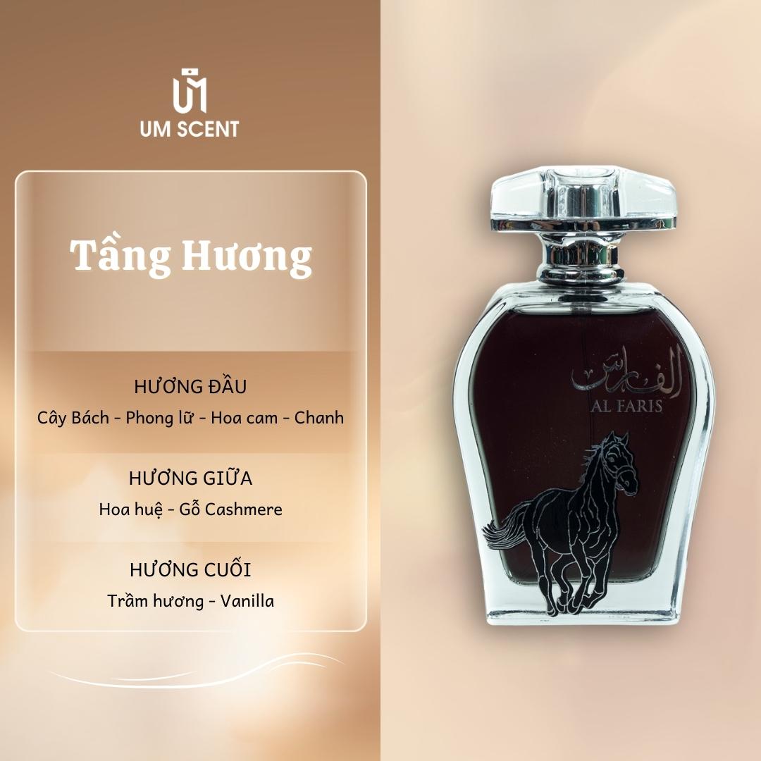 Nước Hoa Unisex Al Faris by Arabiyat 100ml & 10ml