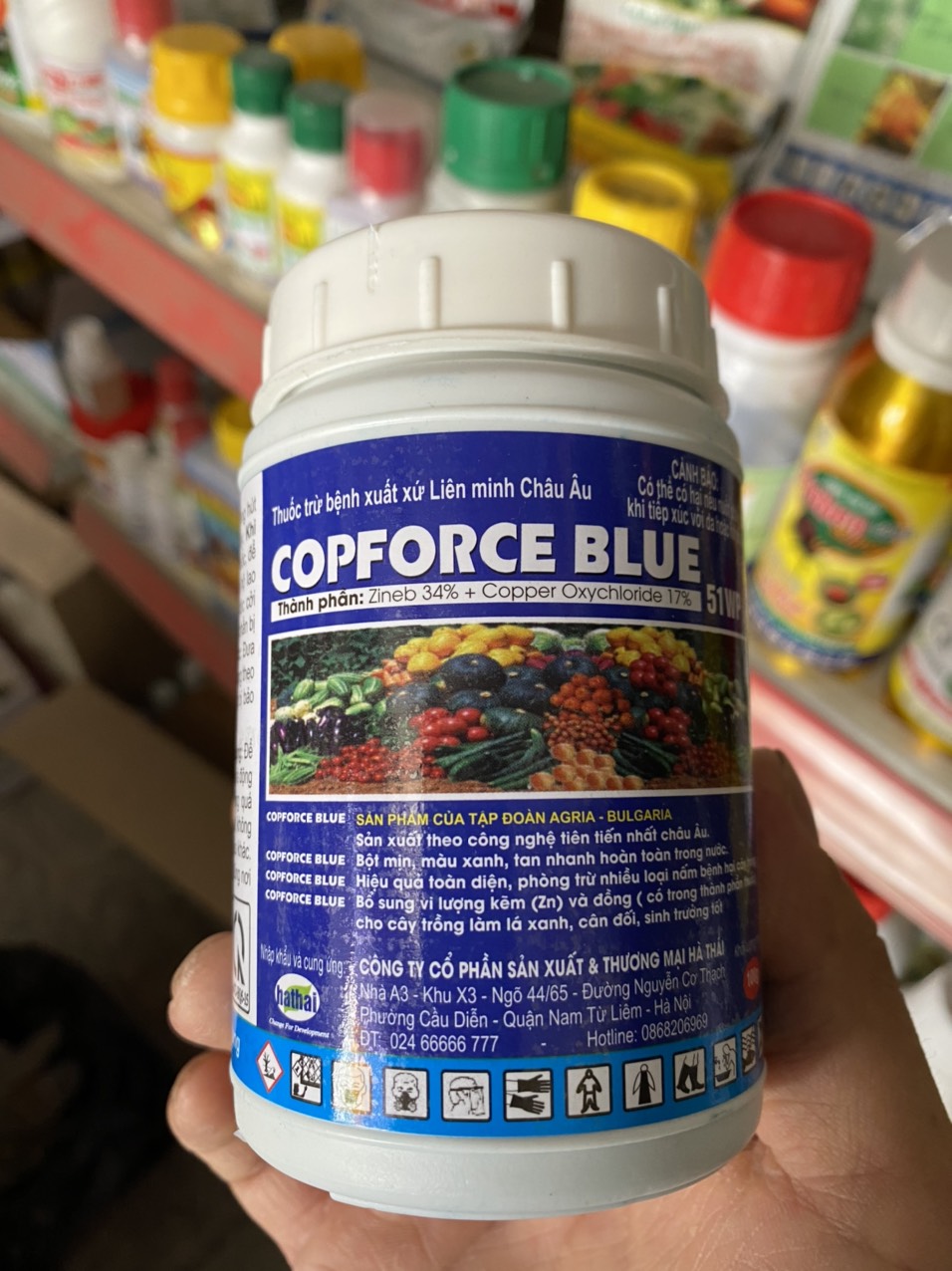 Thuốc trừ bệnh gốc đồng COPFORCE BLUE 51wp