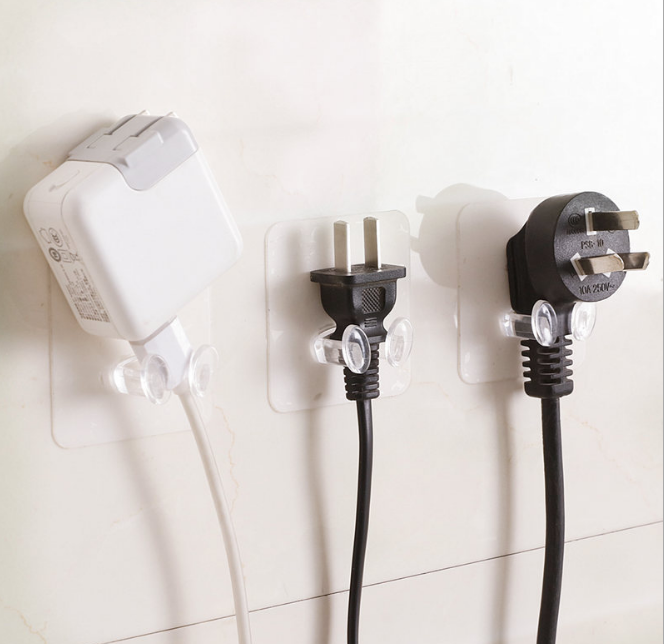 Móc Dán Tường Kê Điện Thoại Sạc, Giữ Phích Dây Điện