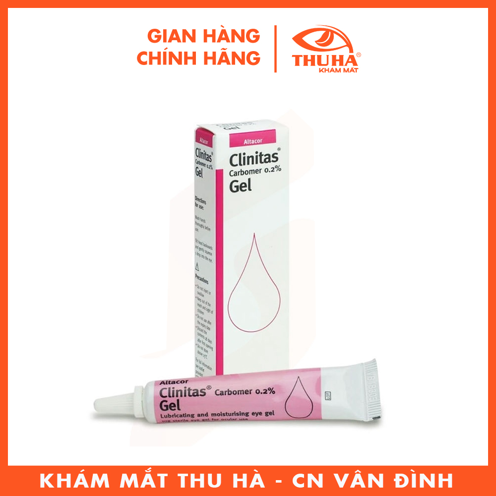 [Nhập RS0822 giảm 30k cho đơn 99k]GEL TRA MẮT CLINITAS GEL 0.2% (Tuýp 10g)