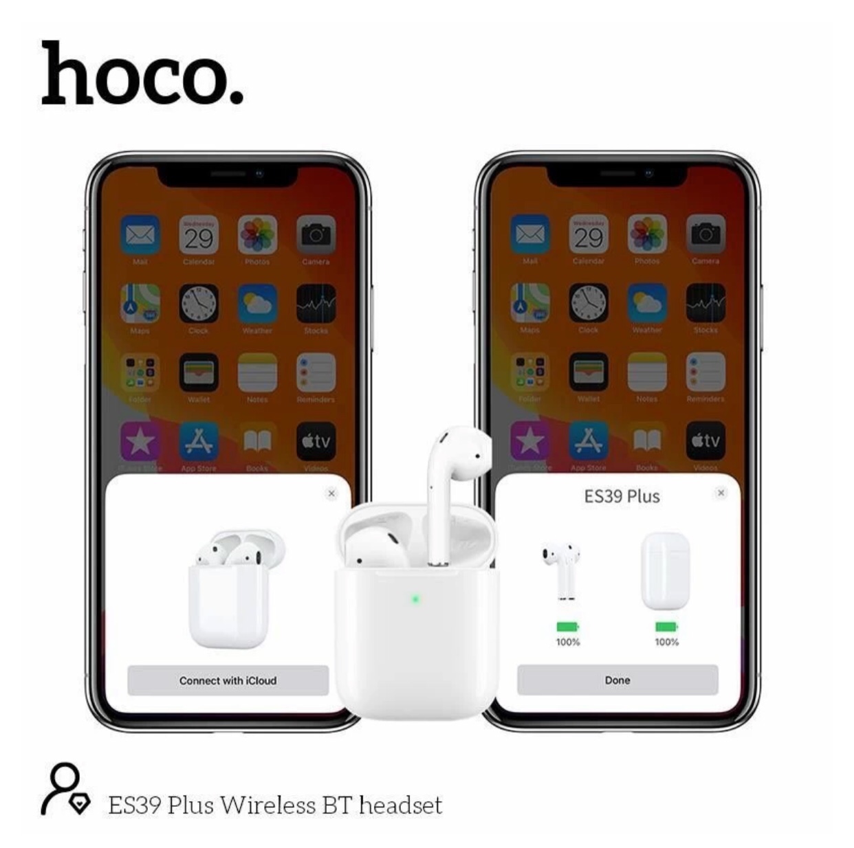 Tai Nghe Bluetooth Hoco ES39 Plus, Âm thanh êm, thiết kế gọn đẹp