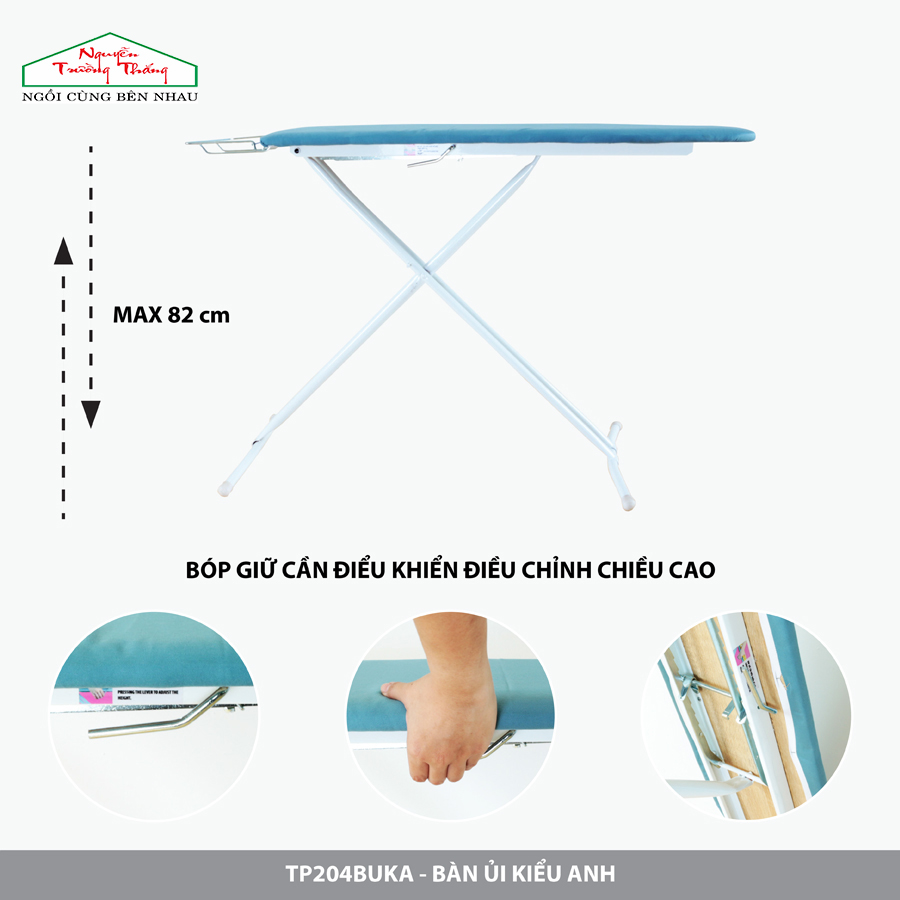 BÀN ĐỂ ỦI QUẦN ÁO KIỂU ANH 30X102CM