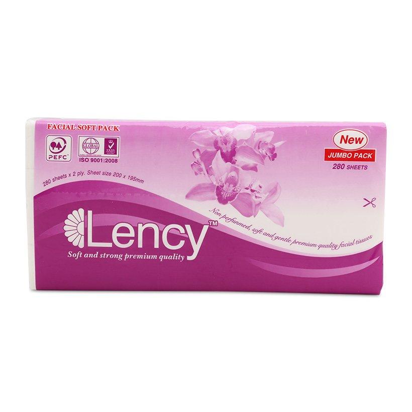 Combo 4 gói Khăn giấy lụa Lency 180 tờ ( 3 lớp )