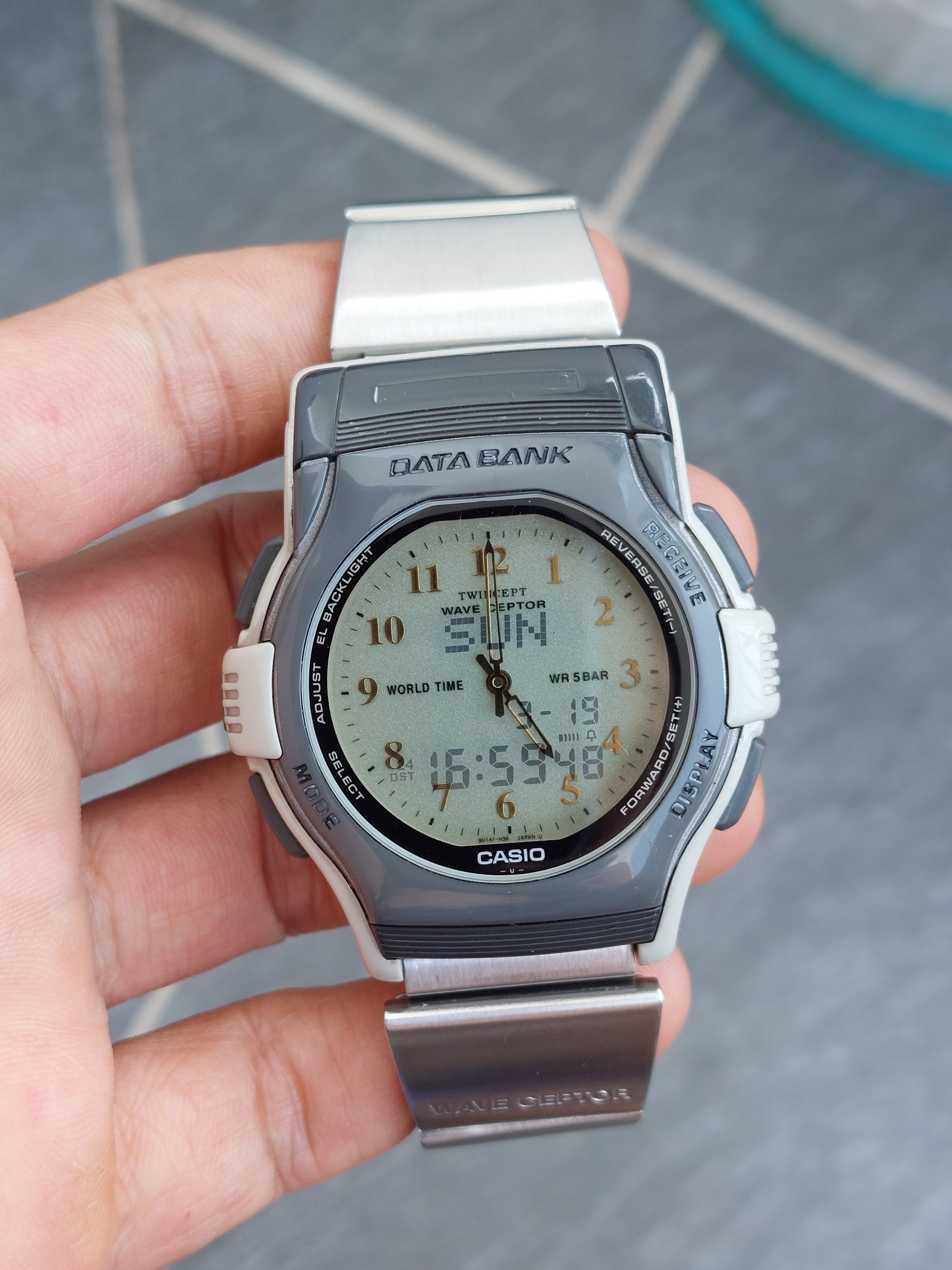 Đồng hồ nam Casio.FKT2000 chạy pin hàng Si
