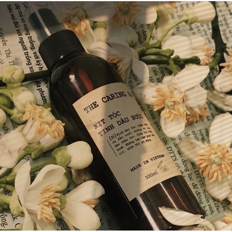 Xịt Tóc Tinh Dầu Bưởi The Caring Hair ( Kích Mọc Tóc - Giảm Rụng )