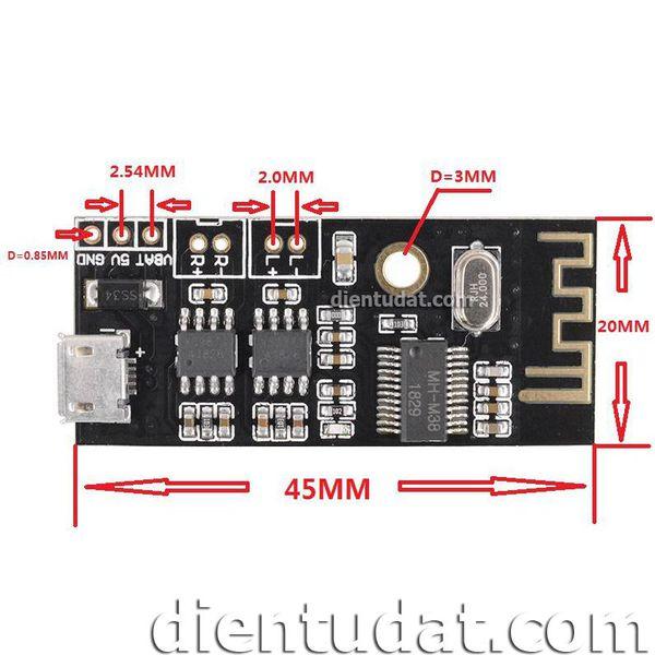 [HCM]Mạch Khuếch Đại Âm Thanh 2*3W Bluetooth 4.2 - M38