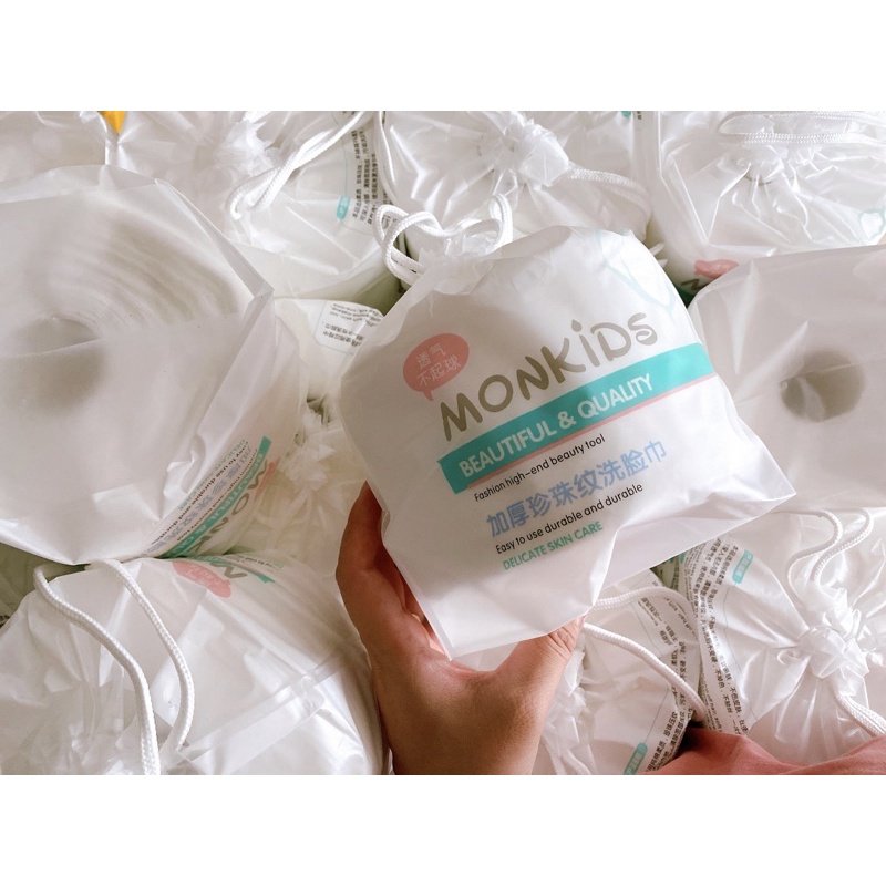 [GIẢM 5% ĐƠN 129K]Khăn khô lau mặt / Khăn lau mặt Monkids