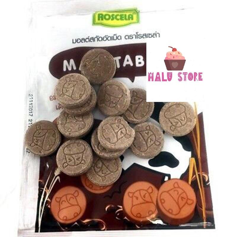 [HCM]Kẹo Sữa Bò Milk Tablet vị socola 10g - Thái Lan