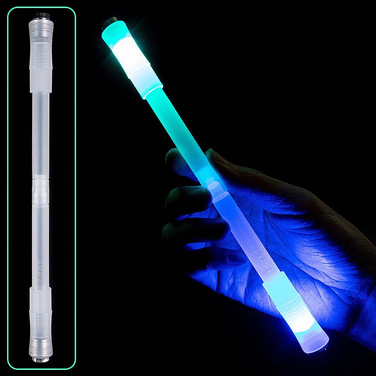 Bút Quay Xoay Tay Mod Nghệ Thuật Có Đèn Led Phát Sáng Đổi Màu Trong Suốt Giá Rẻ Nam Châm Cân Bằng Chuyên Nghiệp Sáng Tạo