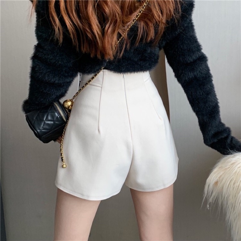 Quần Short Cạp Cao 4 Cúc Siêu Xinh