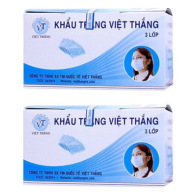 Khẩu trang 4 lớp kháng khuẩn Việt Thắng