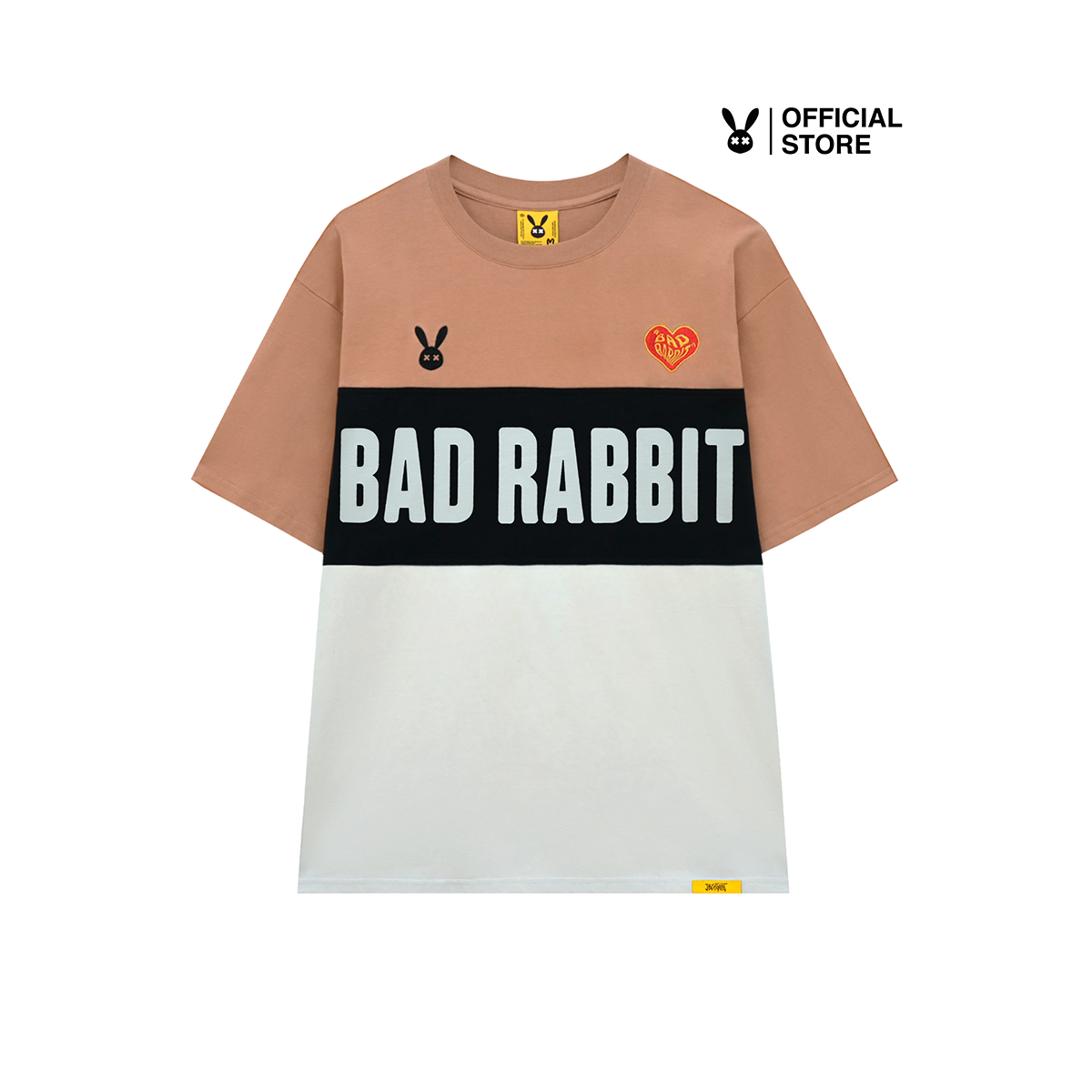 Áo thun unisex bad rabbit - latte love tee - local brand chính hãng