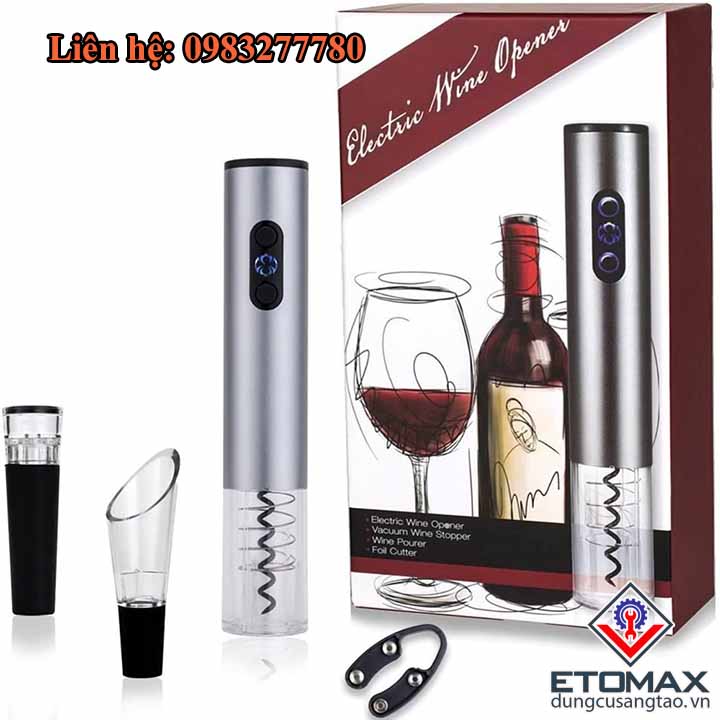 Dụng cụ mở chai vang tự động 4 in 1 V3