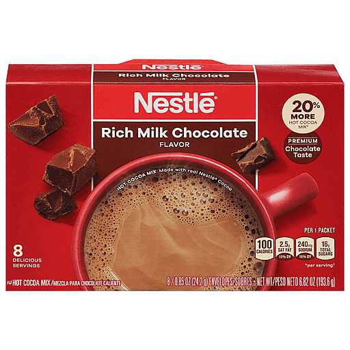 Bột cocoa Nestle rich milk chocolate